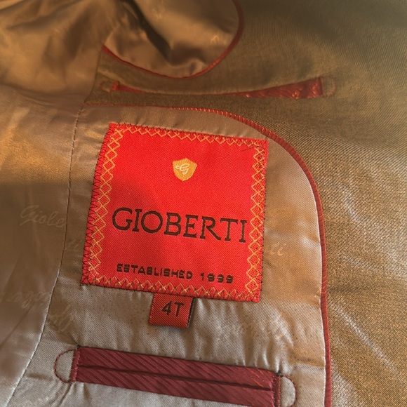 Gioberti Boys Gray Suit Jacket Size 4T New With Label - Picture 8 of 12
